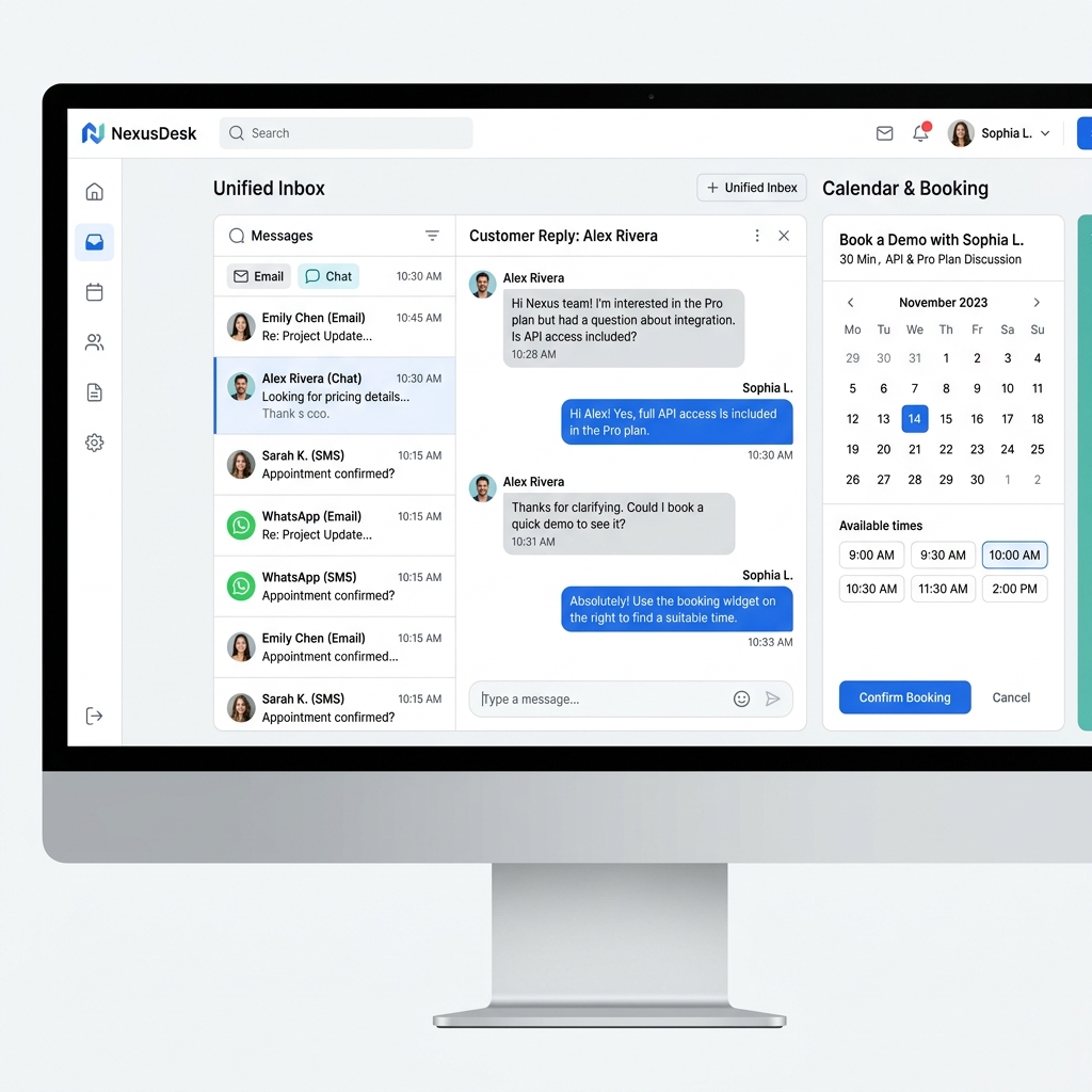 Manage Conversations & Book Meetings